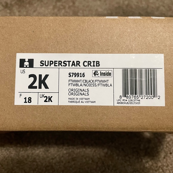 Baby Adidas Originals Superstar Crib - Picture 2 of 5